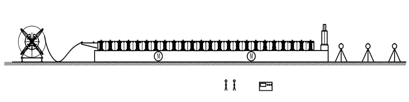 floor decking roll forming machine